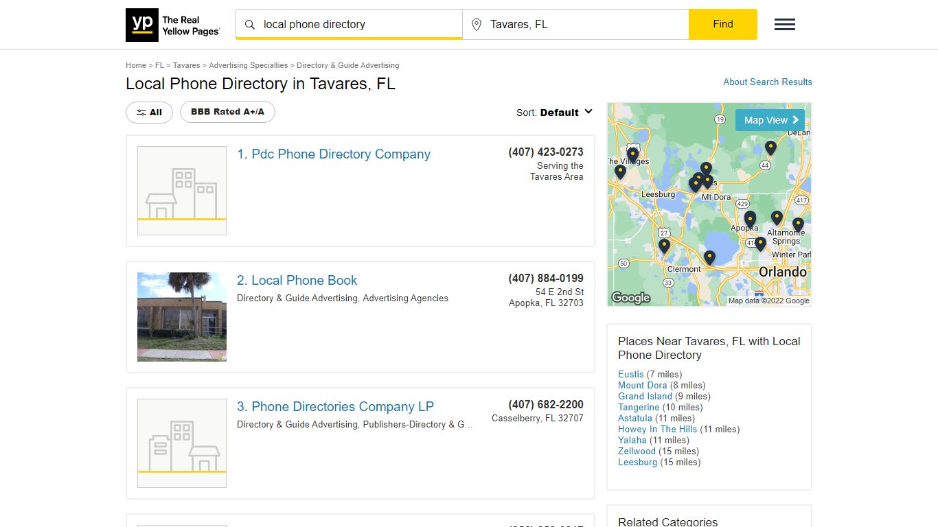 Best 30 Local Phone Directory in Tavares, FL with Reviews - YP.com